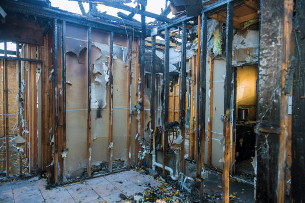Professional Fire Damage Removal technician working in Gloucester City, NJ